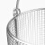 海斯迪克 HKyt-18 304不锈钢网篮 圆形取样篮 不锈钢清洗篮 20*20cm