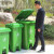 240l脚踩脚踏式户外分类垃圾桶带轮带盖超大号容量商用环卫垃圾箱 绿色 60升/投放/无轮