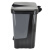 兰诗（LAUTEE）D162 脚踏分类双格垃圾桶 商用连体双桶垃圾桶 60L绿灰