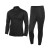 NIKE耐克男子春秋款运动套装健身跑步速干拉链外套两件套CW6131-011 黑色(欧码，建议拍小一码) S