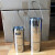 日本不锈钢杜瓦瓶THERMOS液氮罐SUS304双层便携高真空杜瓦瓶ASONE 1000ml 广口带塞带提手