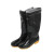 雨鞋男式高筒防水户外套鞋劳保防水防滑黑色高筒靴子雨靴 高筒黑色雨鞋 40