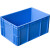 周转箱塑料盒子户外工业螺丝盒收纳箱零件盒养鱼筐EU储物胶框胶箱 4311箱400*300*120mm(蓝)/1个