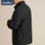 金利来秋冬款男士穿着舒适防风防泼水立领夹克外套加大码宽松版【W】 黑色-99 XL