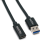 丢石头 USB3.0高速数据线 USB延长线大电流电源线充电线 Type A公头-Type C母头 1米