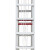 铝合金伸缩人字梯子 收4.米升7.米内抽拉高度铝合金人字梯 加厚加固升降人字梯程梯子 3m（1.8m升2.5m）-升级折叠腿