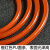 DYQT圆带聚氨酯皮带圆条环形带458mm工业传动带橘红色T牛筋实心绳 橘红光面7mm1米
