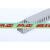 德赛PXC-40*40塑料行线槽 pvc线槽  走线槽 4040银灰色线槽 开口 整箱100米