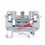 惠利得一盒50片价格 UDK4双层接线端子 0.5-4平导轨组合二进二出端子排 蓝色