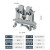 定制适用TUK2.5B UK2.5 4 6 10 16平方导轨式组合通用接线端子 接地线端子 TUKLKG-6平方