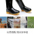 朗来斯特（LONG LAST）高通雨靴耐磨防滑防水劳保雨靴35-44 黑色 35 48小时 