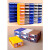 组合式零件盒抽屉式塑料元件盒分类格工具物料药盒药房组立收纳盒 升级2#蓝壳185*110*60mm_其他色
