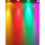 定制LED彩色小射灯RB七彩渐变红蓝紫吊顶嵌入式天花筒灯孔灯1w3W 6W七彩自动变光 开孔6.5-7.5CM