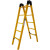 电工专用关节玻璃钢梯折叠梯人字梯合梯伸缩梯绝缘梯直梯 关节梯1.5米展开3米