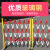 玻璃钢绝缘伸缩管式围栏电力安全施工围挡可移动护栏幼儿园隔离栏 1.2*2.5米 红白/黄黑管式（颜色可选）