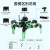 德飞莱 幻尔 ROS机器人六足仿生蜘蛛JetHexa激光雷达建图导航JETSON NANO 进阶版+铝箱