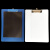磁性板夹磁铁文件夹磁贴黑板白板信息板写字垫板夹A4软磁片板夹 磁铁 A5蓝色横款板夹