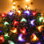 穗之语LED露营氛围灯 帐篷灯太阳能圆球灯圣诞节日户外防水庭院装饰彩灯 小气泡暖白6.5米30灯