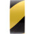蓝炎 安全警示胶带 警戒线5S管理贴PVC安全地面标识划线地板胶带 黑黄10CM*33米（卷）
