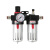 空压机气动油水分离器空气减压阀气泵过滤器气源处理器二联件 AFR2000(过滤调压阀) (2分螺纹