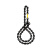 巨力链条 S6级四肢链条索具 10*3M 0-45夹角载荷5.2T 链条长度3米