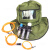 OIMG定制适用定制供气式防毒面具面罩全面罩喷漆喷塑化工化学打磨防粉尘披肩防 A1+AFBM套件
