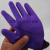 爱戴2303发泡手套劳保浸胶耐磨防滑透气塑胶带胶皮工作劳动工地男 爱戴2303紫色发泡12双 L