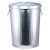 ANHO户外垃圾桶大号大型室外物业工业带盖果皮箱 环卫垃圾桶 塑料制户外垃圾桶(45L，灰桶黄