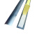 谋福CNMF铝合金线槽 金属防踩线槽 半弧形地面穿线用 铝合金线槽 (5号线槽)8850