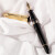 顺丰意大利奥罗拉AURORA 88系列钢笔OTTANTOTTO大号活塞吸墨14k 800黑杆金夹 F尖 约0.5mm