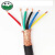 绿城 铜芯屏蔽软电缆 RVVP 6*2.5 黑色1米 10米起