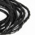 BOWERY缠绕管PE塑料束线管电脑线缆整理电线收纳理线管光纤保护电源线网线包线管16mm黑色 5米/卷 1卷
