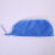 WOWFOND 一次性医生帽无纺布加厚护士手术圆帽 蓝色系带/不系带可选 内含500个 GY