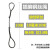 尚留鑫 插编钢丝绳双扣纯手工编织起重吊装吊索具钢丝绳 直径18mm10米长