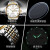 欧利时瑞士认证品牌手表全自动机械防水精钢男士双日历简约腕表国表