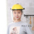日本护脸防护面罩帽防油烟炒菜防油溅做饭遮面部罩防溅油厨房女士 黄色