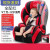 贝蒂乐儿童汽车安全座椅 加强防护婴儿座椅 9个月-12岁 可配ISOFIX 豪华红一步安装ISOFIX硬接口