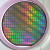 中芯国际CPU晶圆wafer光刻片集成电路芯片半导体硅片教学测试片 六寸A2+悬浮支架