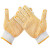 蓝炎 手套劳保加厚耐磨工业工作防护 防滑手套/黄点塑 