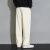 NASA BASE裤子男士夏季薄款宽松直筒裤垂感2024新款春秋男生休闲长裤 军绿色 常规 XL