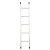 兴航发 铝合金单直梯2M 铝合金梯子单梯直梯 工程梯方管加厚加固铝梯子