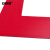 安赛瑞 桌面5S管理定位贴 办公用品物品定置标识标贴 T型 红色 50片装 长5cm宽5cm 28081