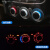 车主播05-15款经典福克斯空调旋钮 老款改装专用铝合金空调开关手动按钮 不带标 黑色(一套3个装)