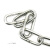 一  JGY8816  不锈钢长环链条 不锈钢铁链 金属链条  304不锈钢链 直径6mm长30米