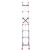 铝合金加厚伸缩梯子直梯单面升降梯阁楼梯3-12米工程收缩梯子定制 标准款6米使用高度5.5米1.5mm