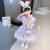 南极人（Nanjiren）童装女童公主裙礼服万圣节服装儿童礼物cos服洋气洛丽塔演出服 紫色 100码建议90-100cm3-4岁