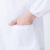 百舸白大褂长袖短袖女修身药房实验实习学生护士冬装夏装隔离衣（女长袖xxl）