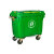 冰禹 BY-774 环卫垃圾车 塑料垃圾桶手推保洁垃圾车 工业用垃圾车 660L