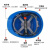 瑞恒柏电工电力安全帽 南方电网 施工 工地电力 国家电网安全帽 T型透气孔(无标红色)