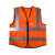 胜丽FG-BX01O施工工人工作安全 荧光多口袋背心马甲背心01橘色布料款1件装